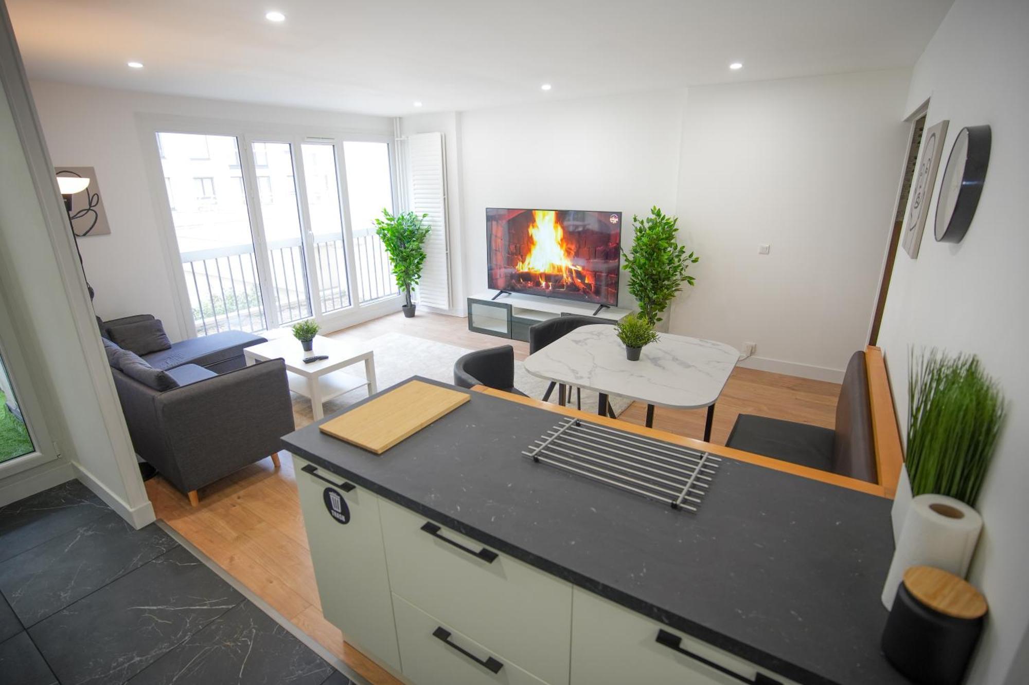 Keyless Appartement Moderne Et Spacieux 90 M2 Parking Chevilly-Larue Luaran gambar